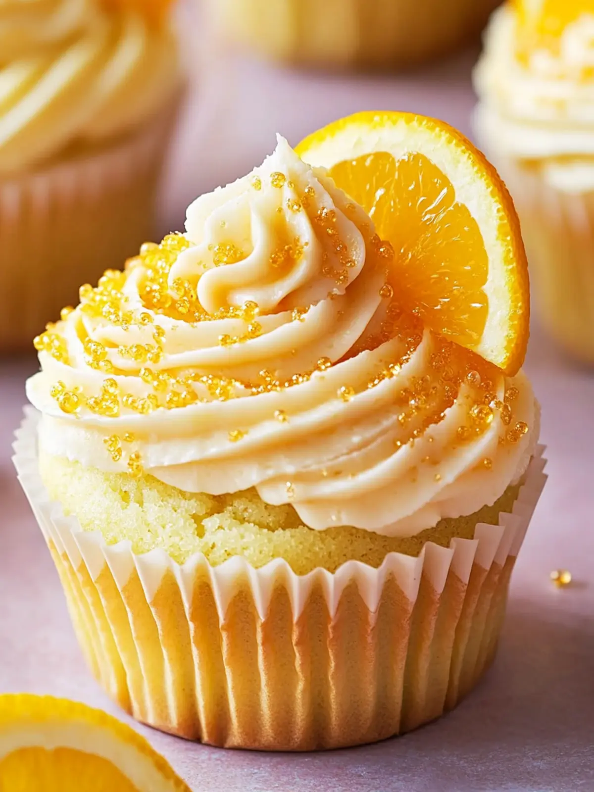 Mimosa Cupcakes