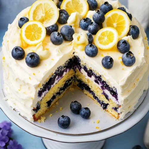 Lemon Blueberry Cake
