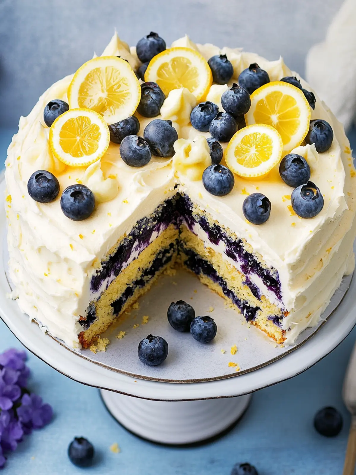 Lemon Blueberry Cake: The Ultimate Summer Delight