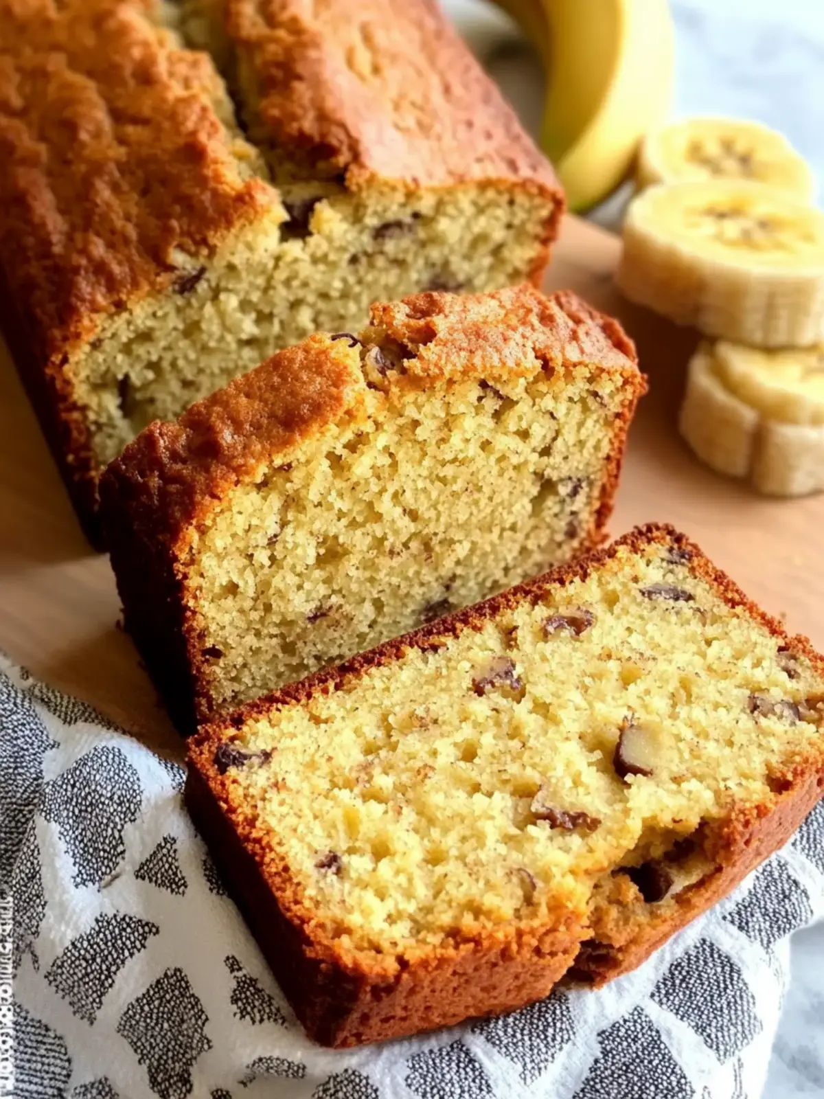 3 Ingredient Banana Bread