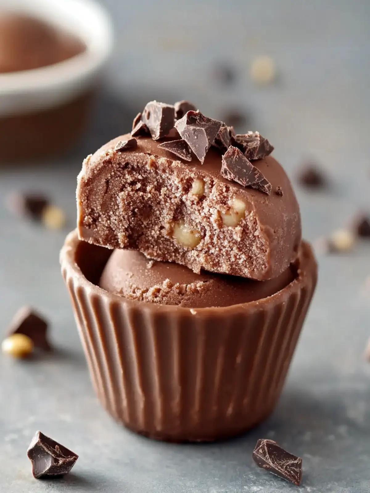 Chocolate Frozen Yogurt Bites for a Guilt-Free Treat