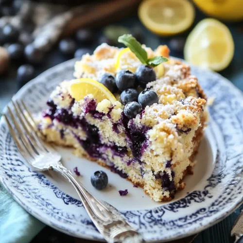 Lemon Blueberry Coffee Cake