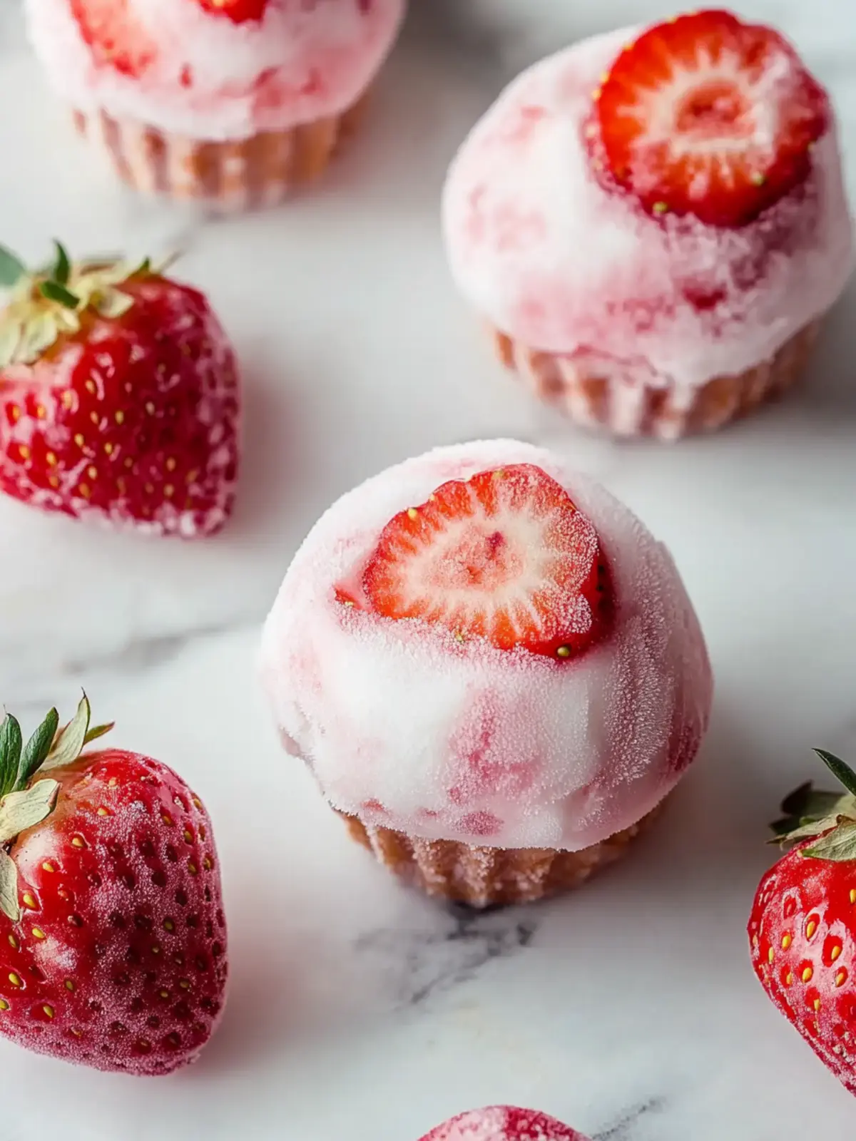 Delicious Perfect Strawberry Frozen Yogurt Bites You’ll Love