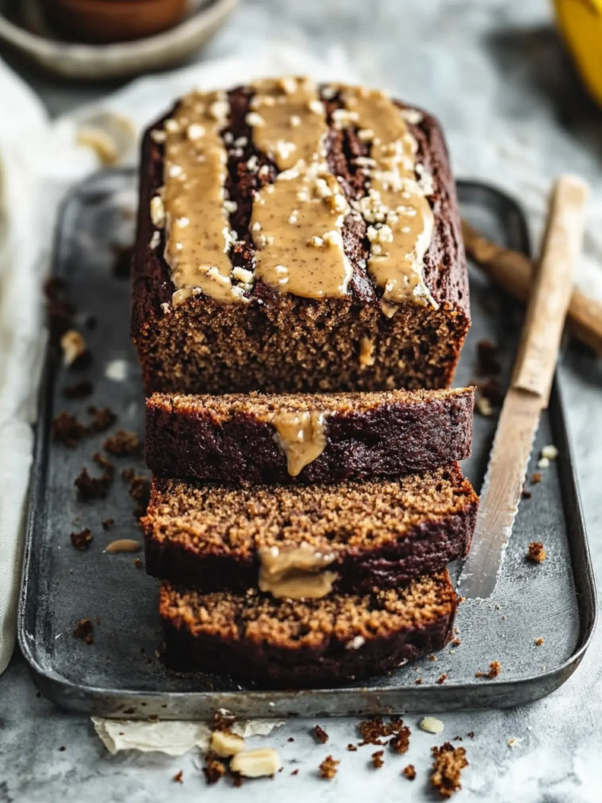 Peanut Butter Banana Bread