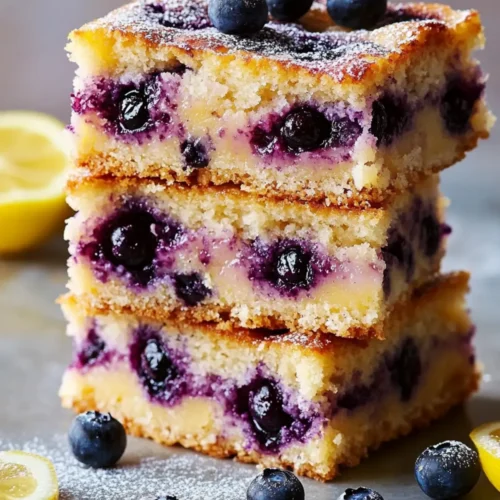 Lemon Blueberry Bar
