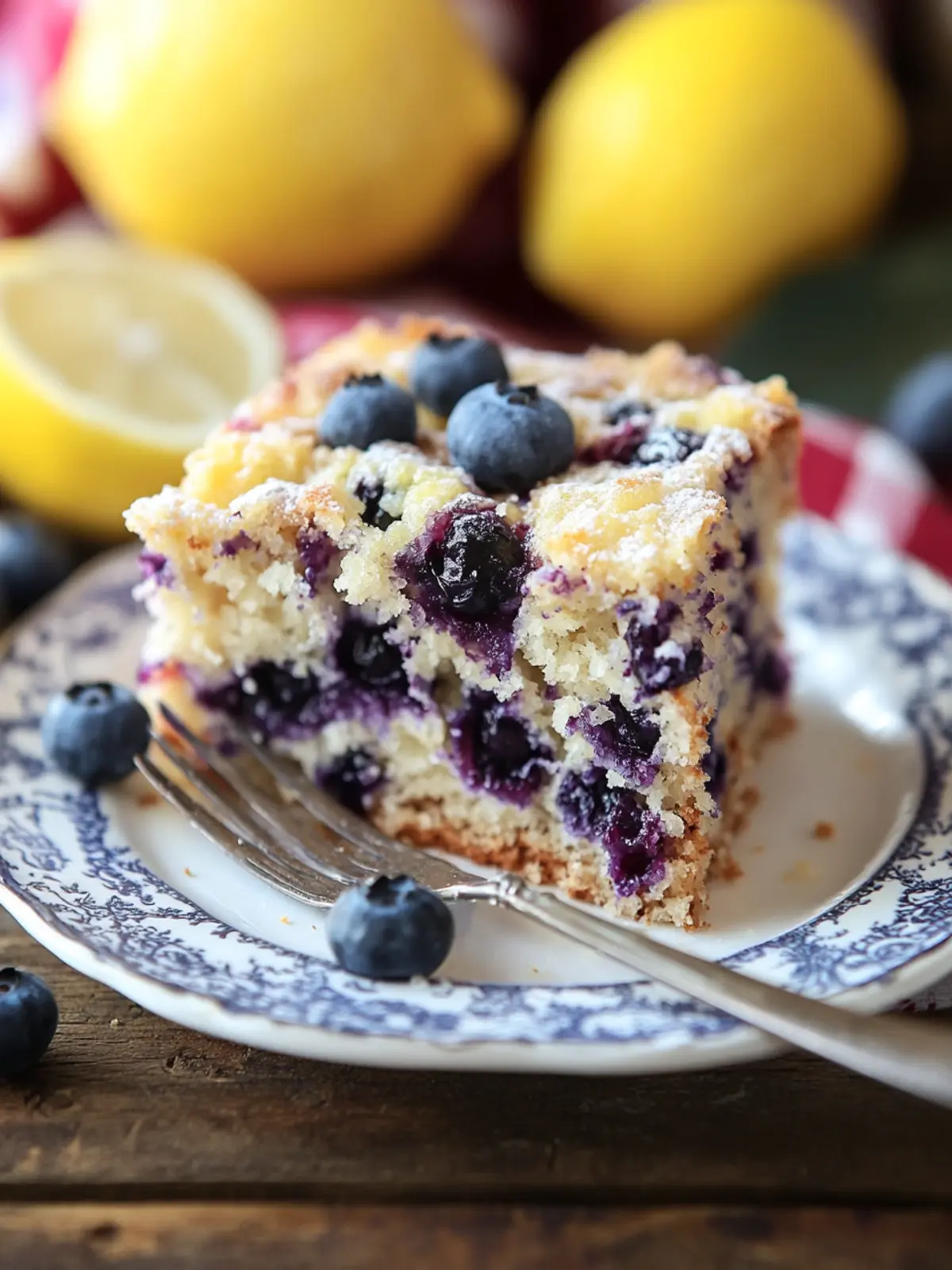 Lemon Blueberry Coffee Cake