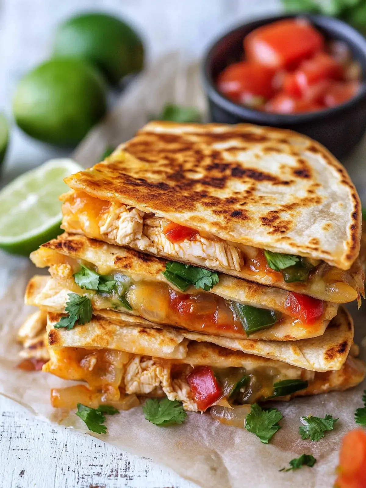 Savory Chicken Quesadilla Bliss for Quick Weeknight Dinners