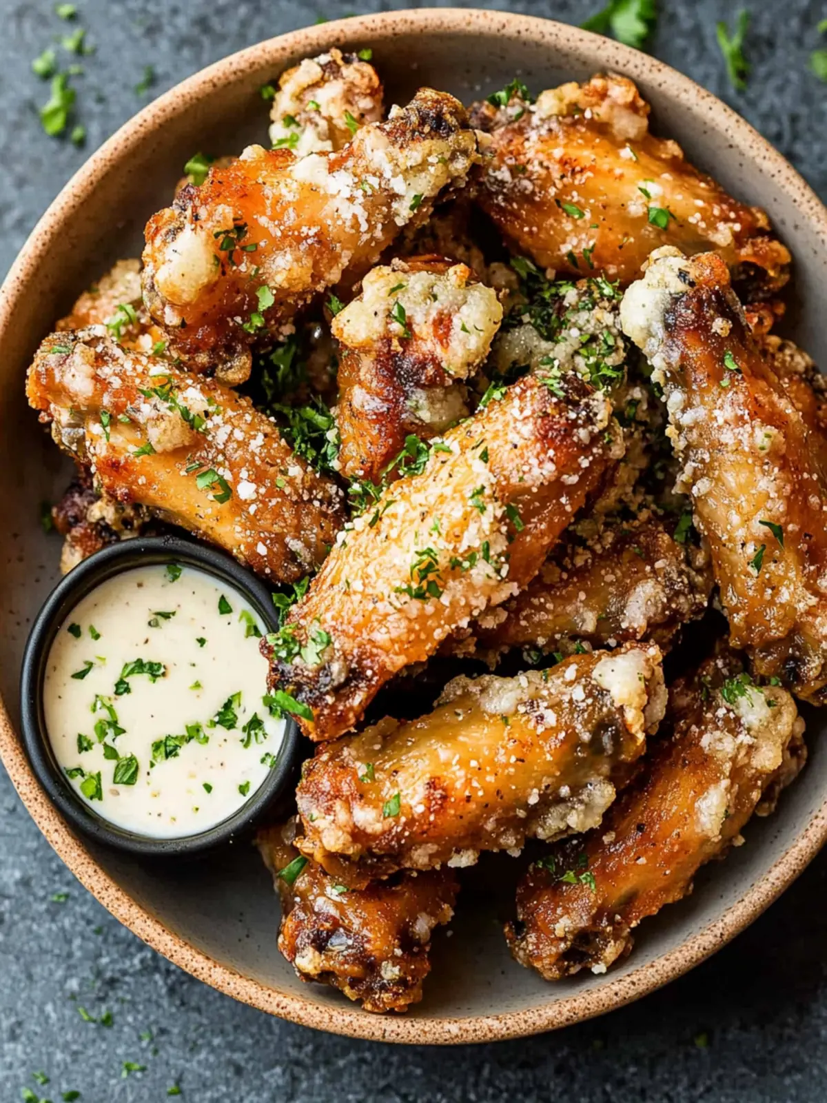 Crispy Air Fryer Garlic Parmesan Wings You’ll Crave Forever