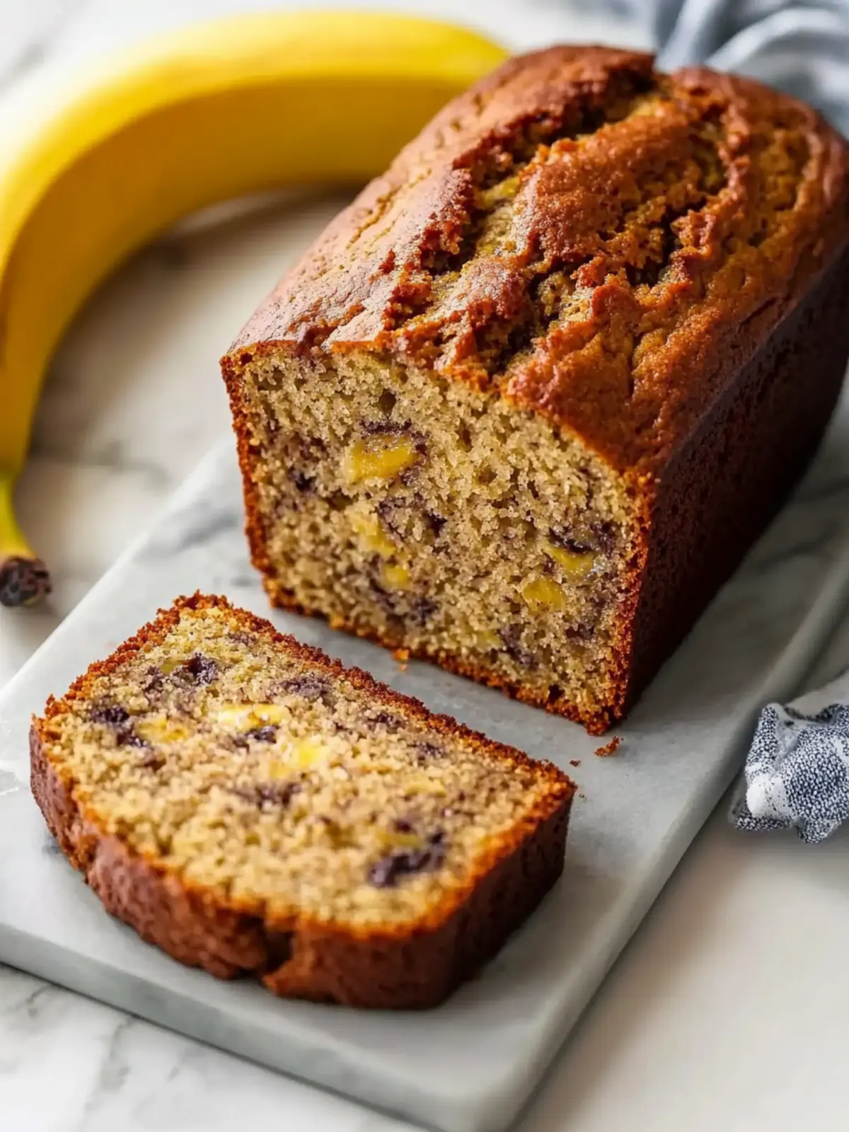 Golden Moist Banana Bread