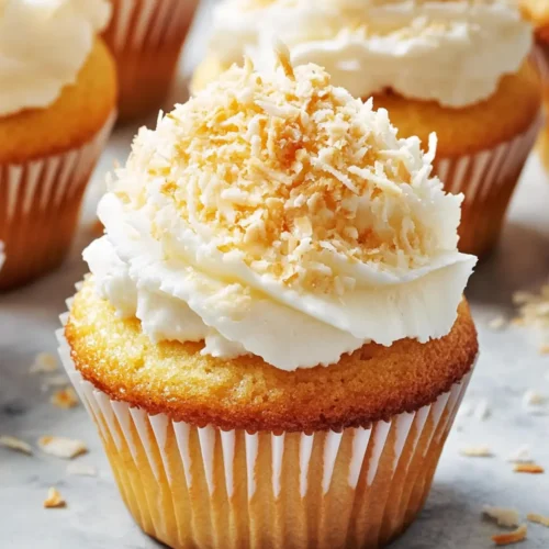 Coconut Cream Cupcakes