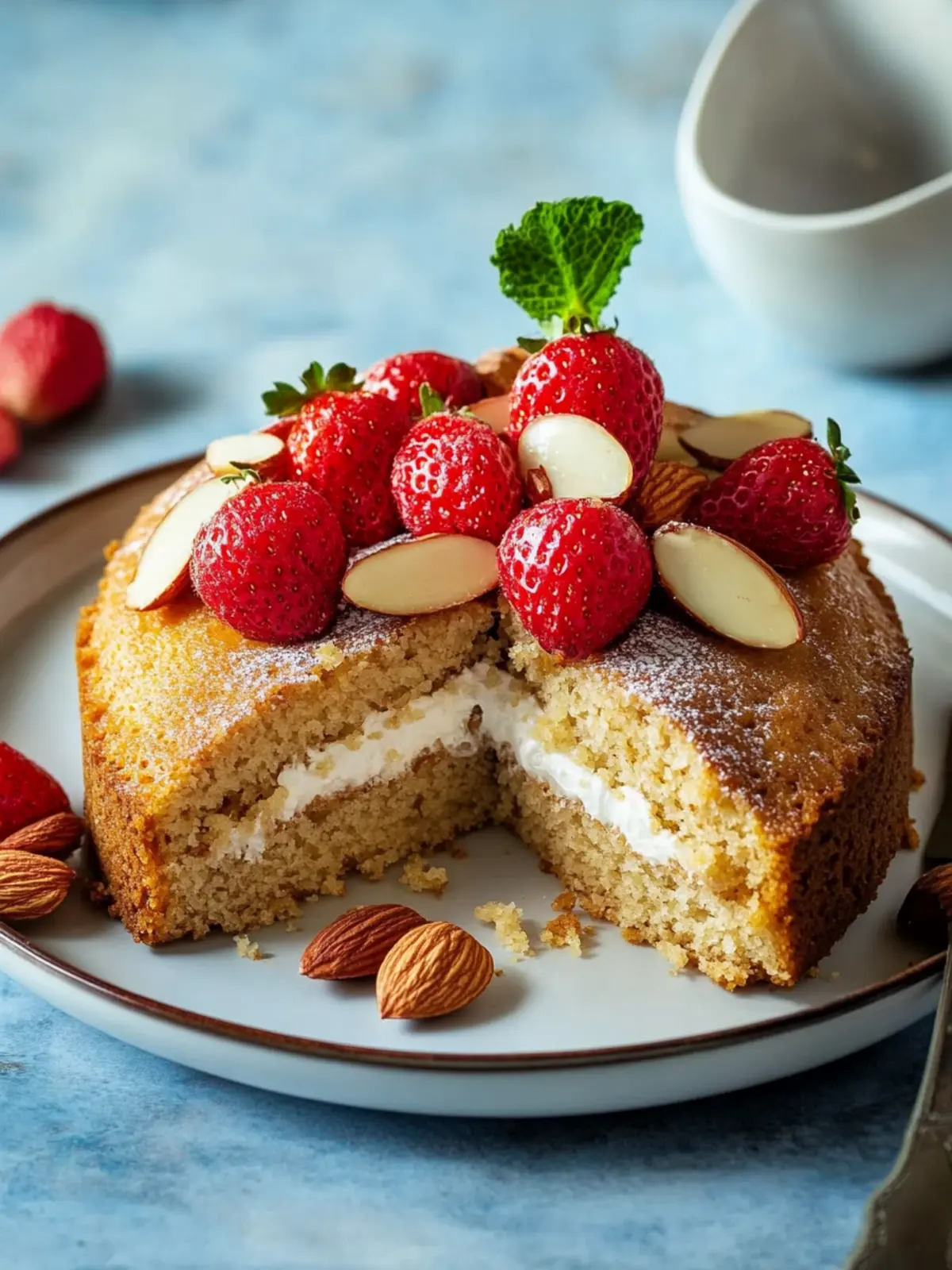 Irresistibly Moist Best Almond Cake with Citrus Twist