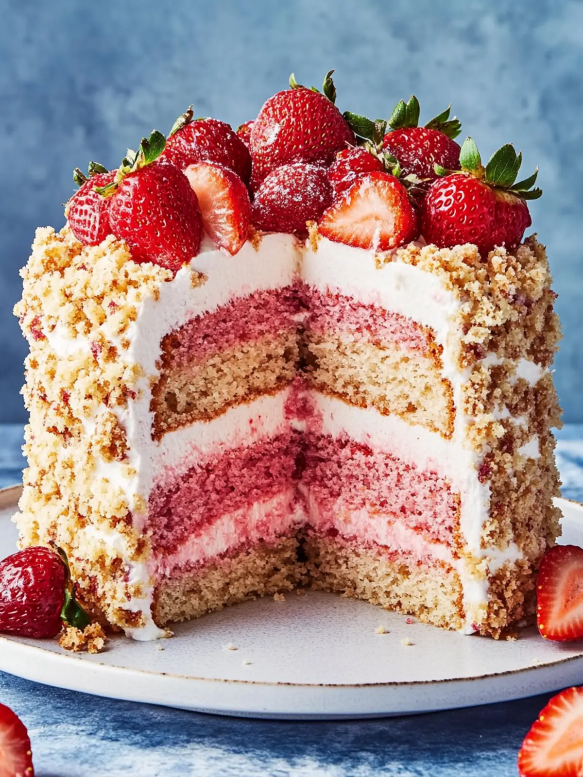 Strawberry Crunch Cake: Easy Recipe for Summer Nostalgia