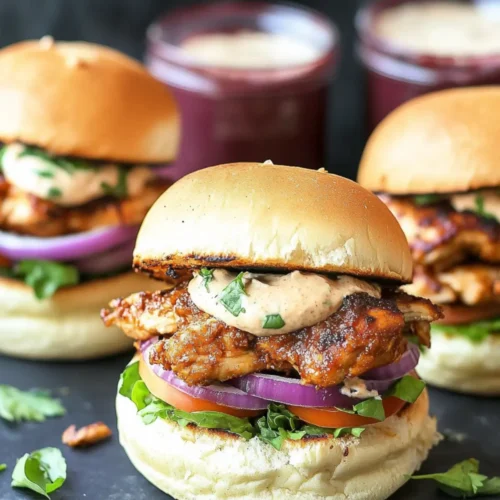 Chicken Shawarma Sliders