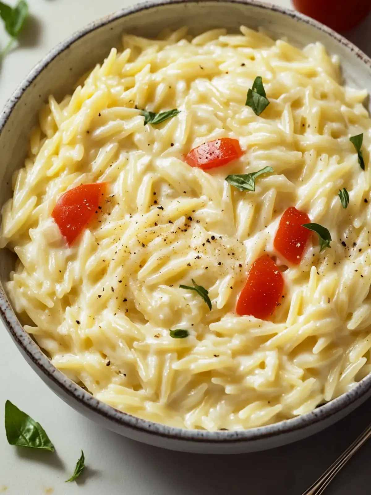 Creamy Cottage Cheese Orzo