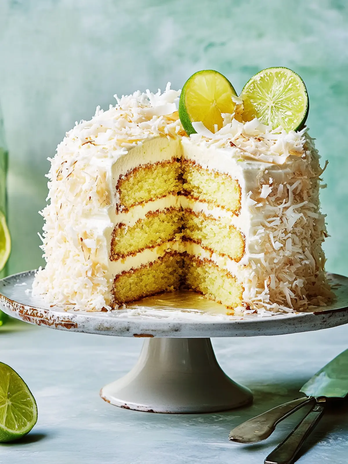 Coconut-Lime Layer Cake