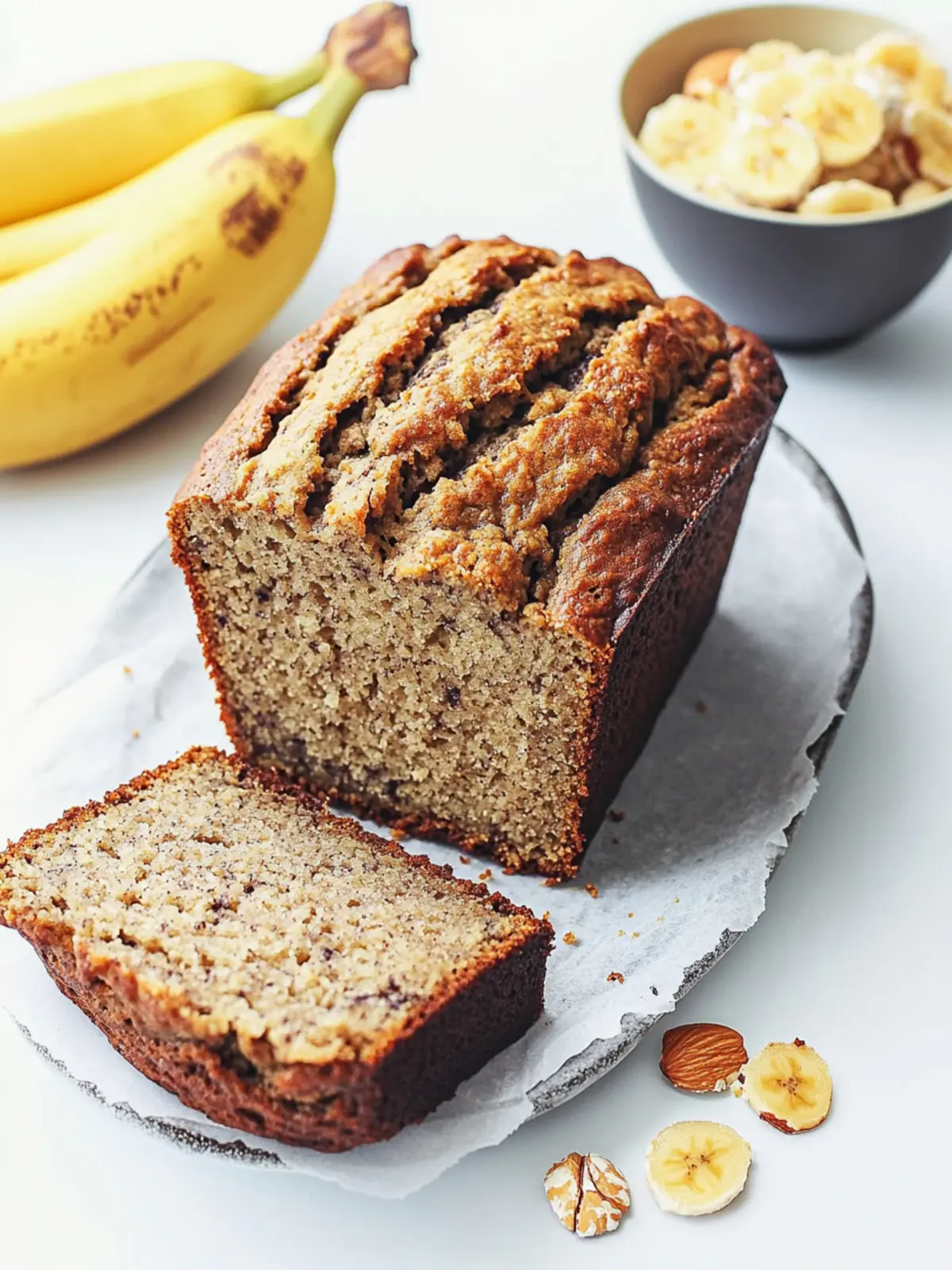 Delicious Gluten-Free Banana Bread with Almond and Oat Flour