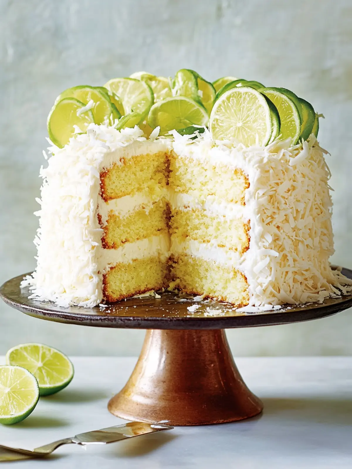 Coconut-Lime Layer Cake That’ll Brighten Your Day