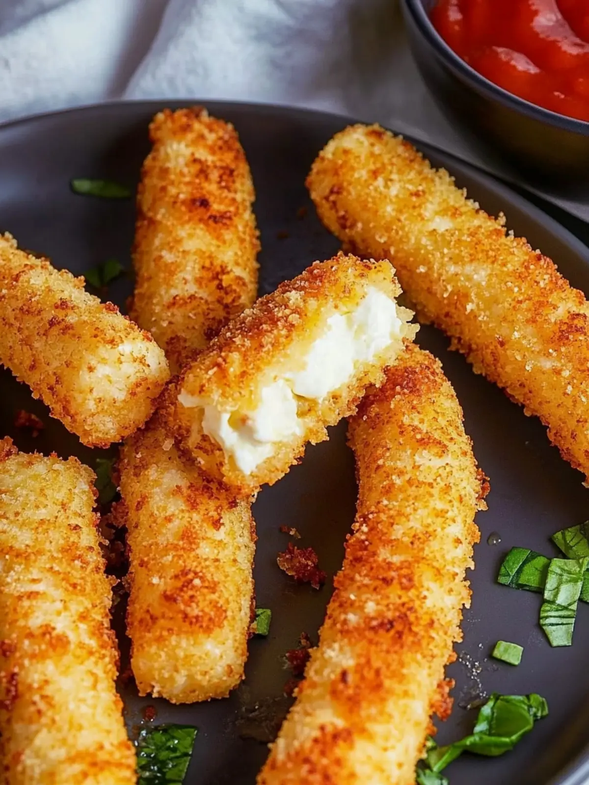 Air Fryer Mozzarella Sticks