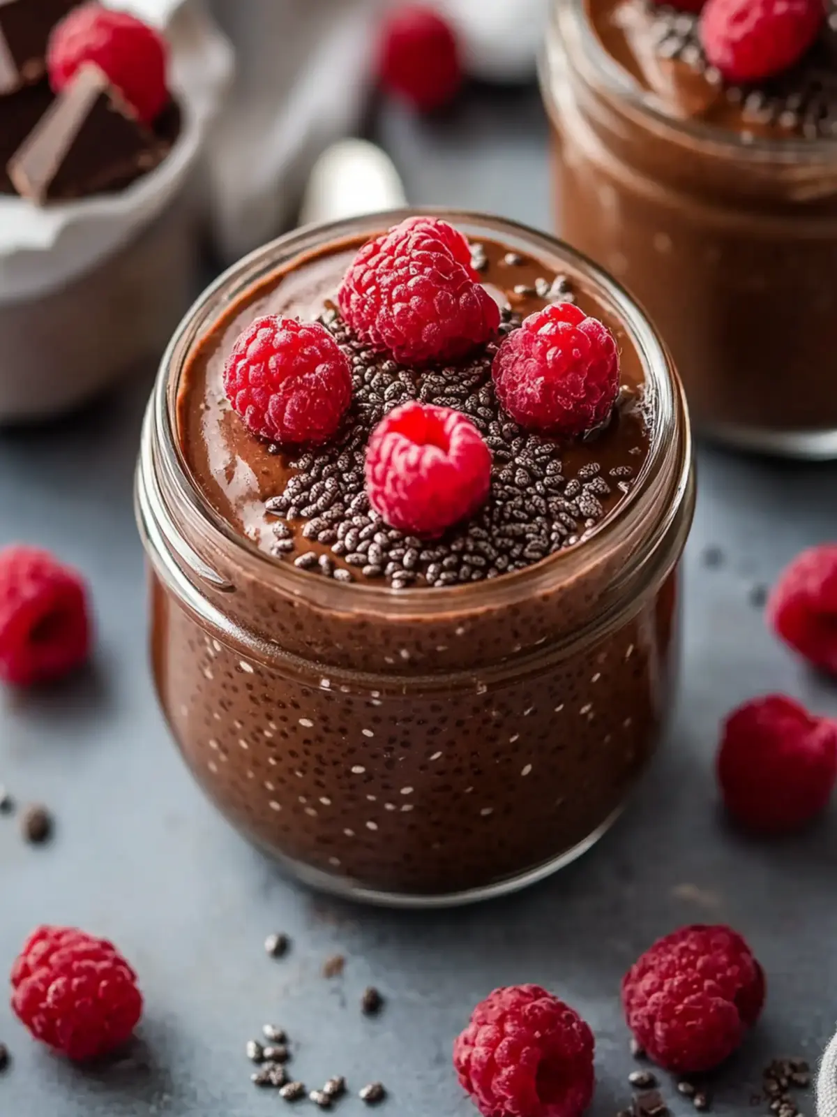 Sweet Chocolate Chia Seed Pudding