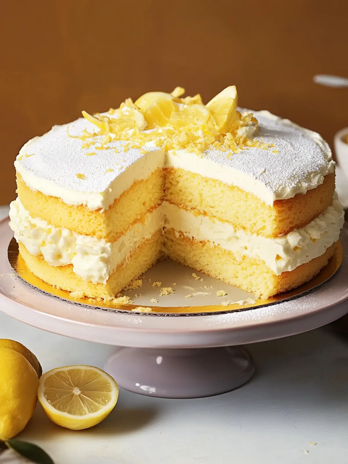 Lemon Cream Cake