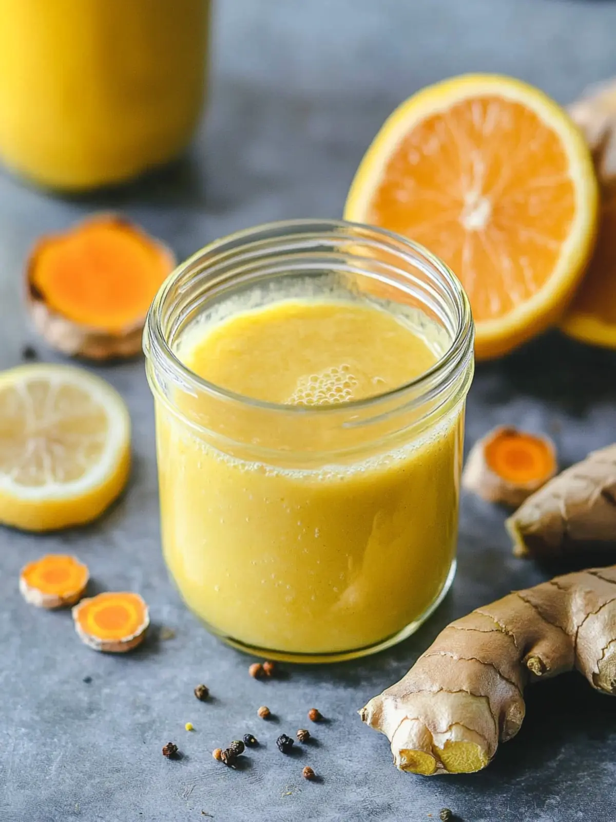 lemon ginger turmeric shot