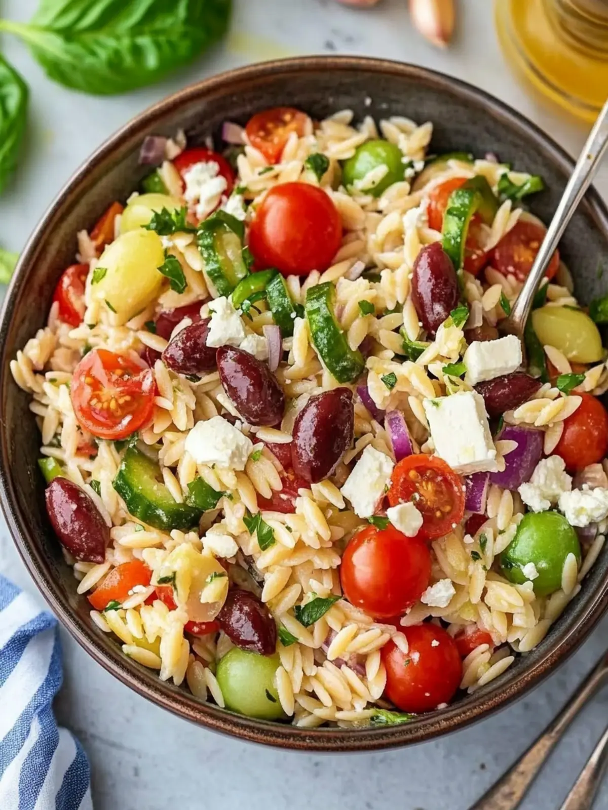 greek orzo salad recipe