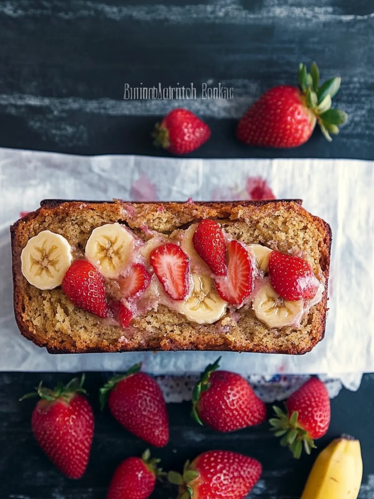 strawberry banana bread