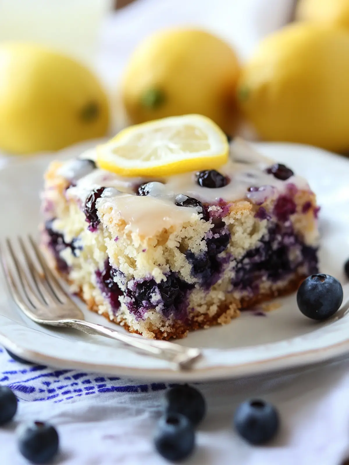 Lemon Blueberry Coffee Cake