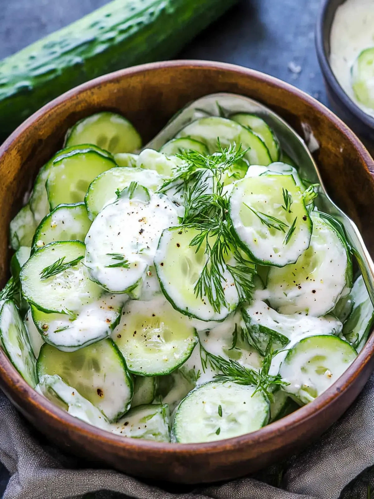 Creamy Cucumber Salad Recipe for Refreshing Summer Bliss