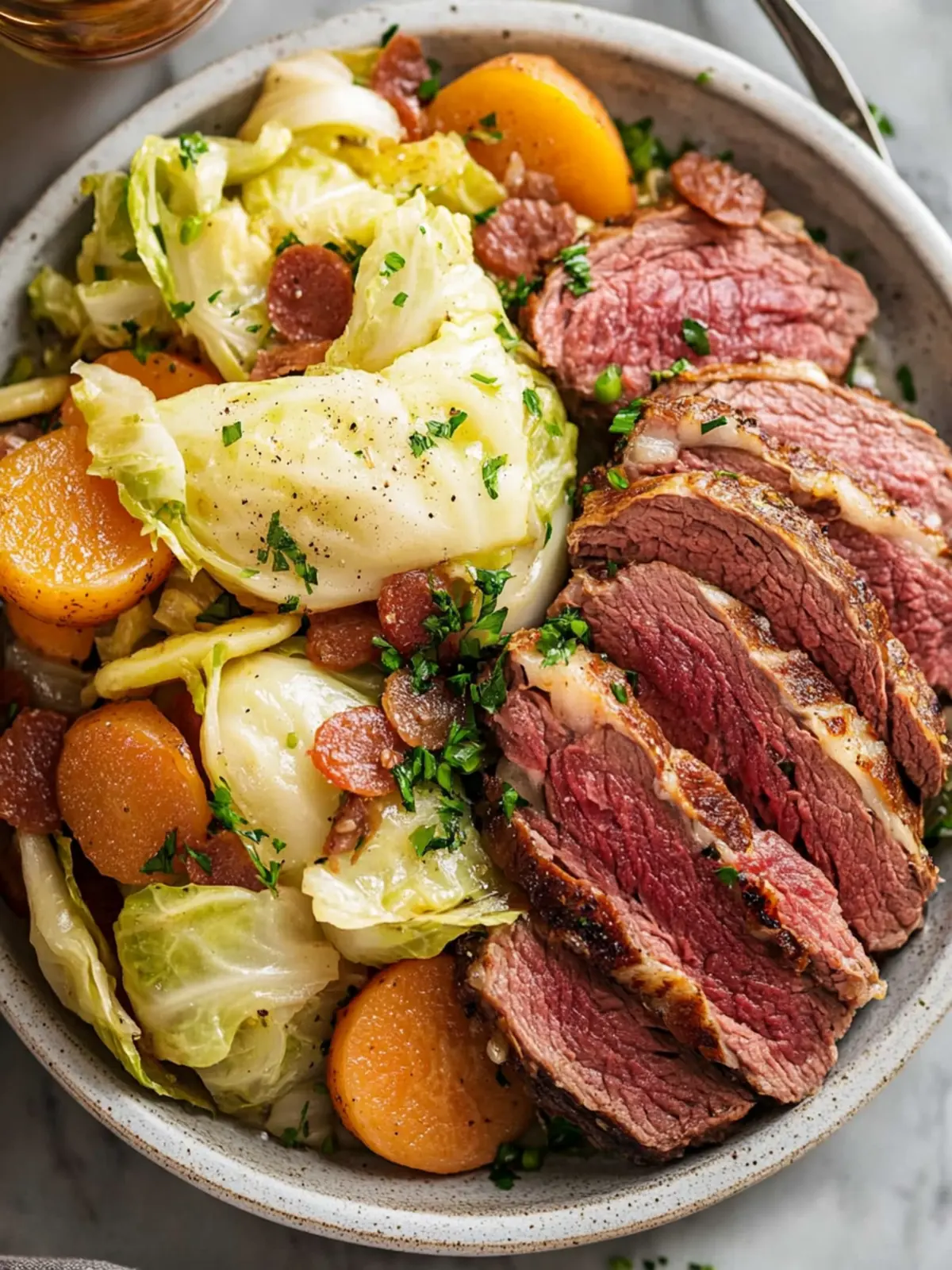 cornbeef cabbage slow cooker