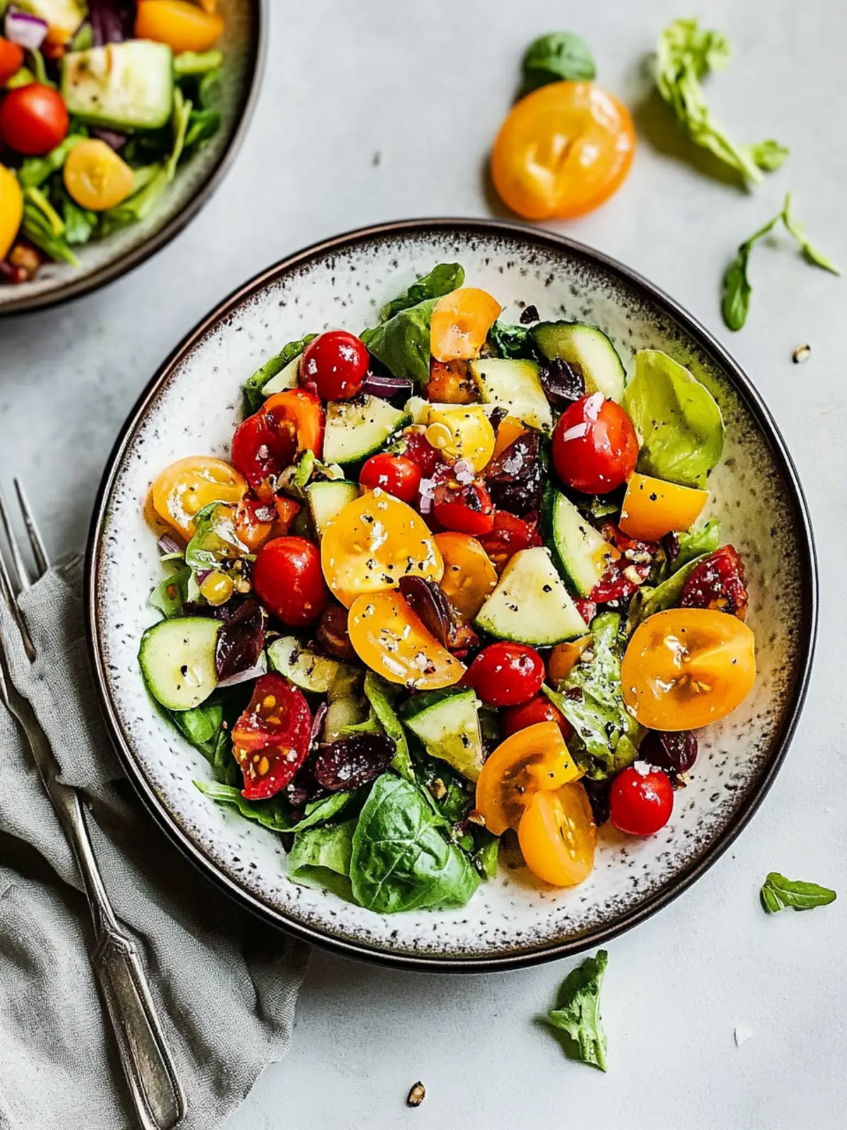 Vibrant Summer Salad with Fruit for a Refreshing Twist