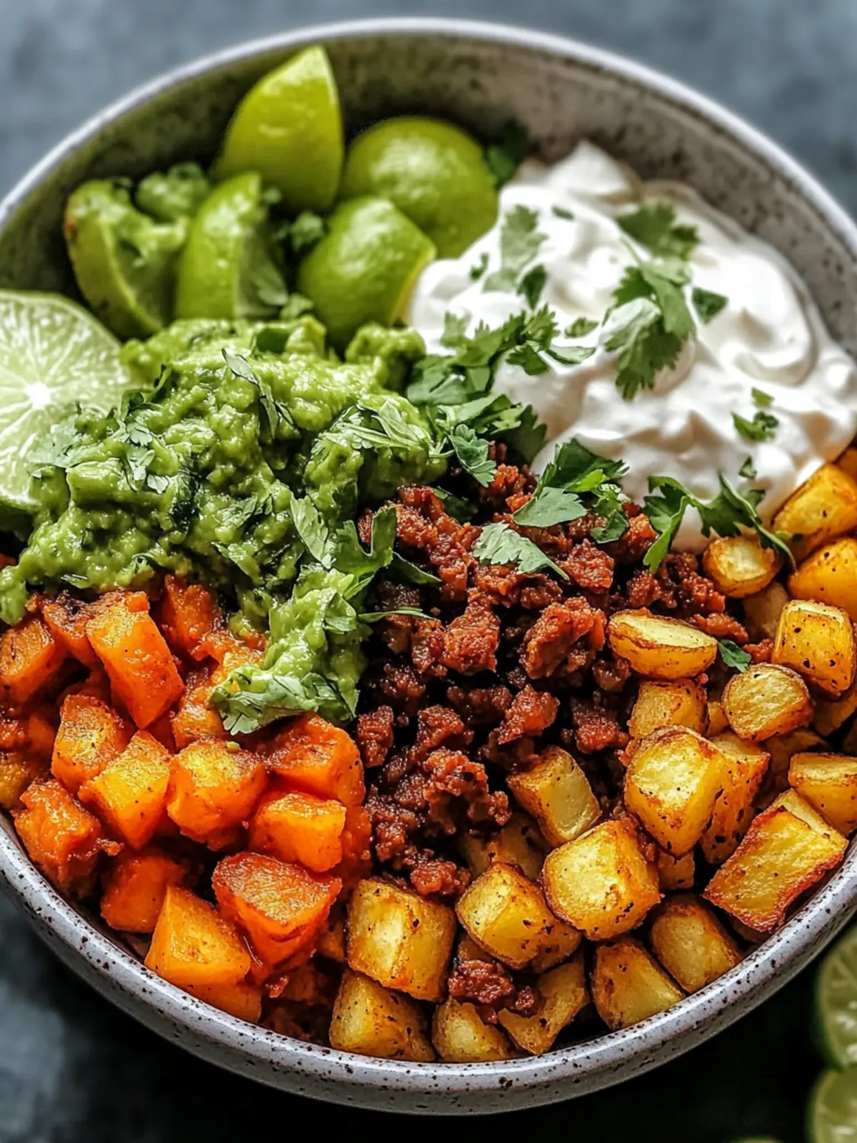Guilt-Free Potato Taco Bowl for Easy Meal Prep Magic