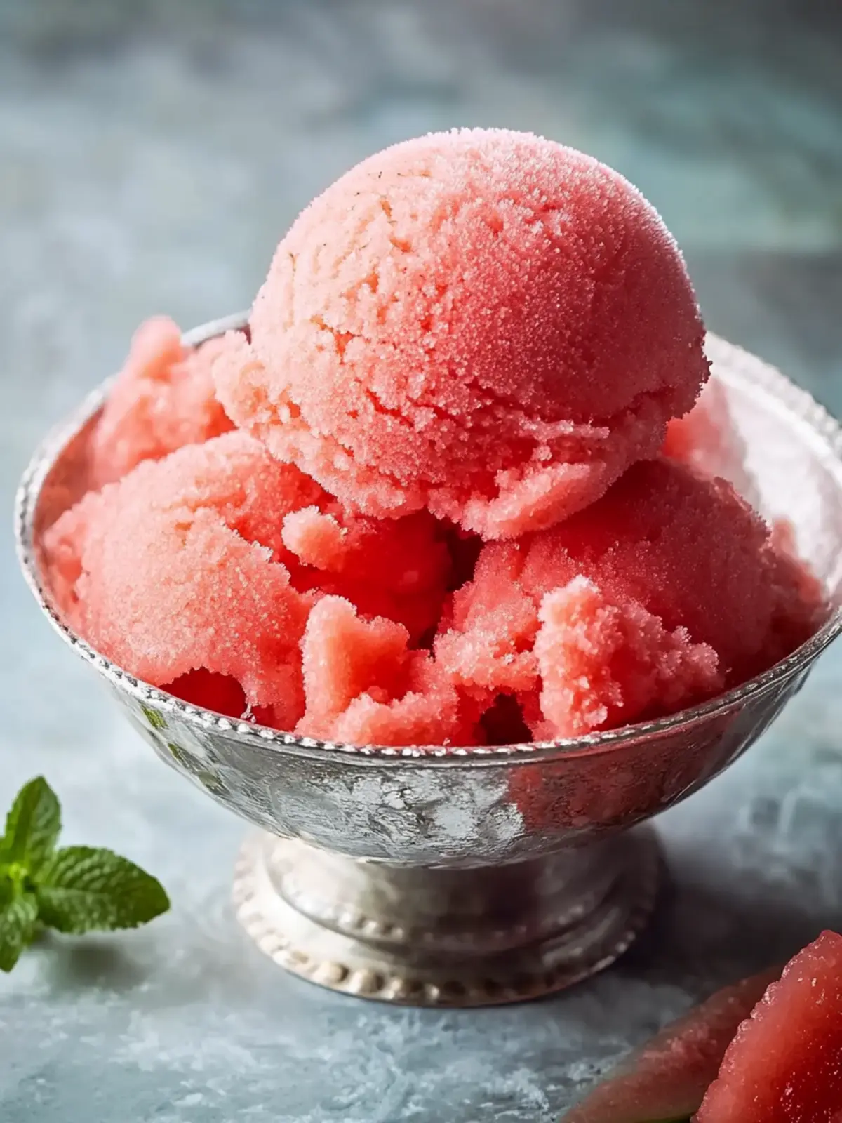 Refreshing Watermelon Sorbet Recipe: 3-Ingredient Delight