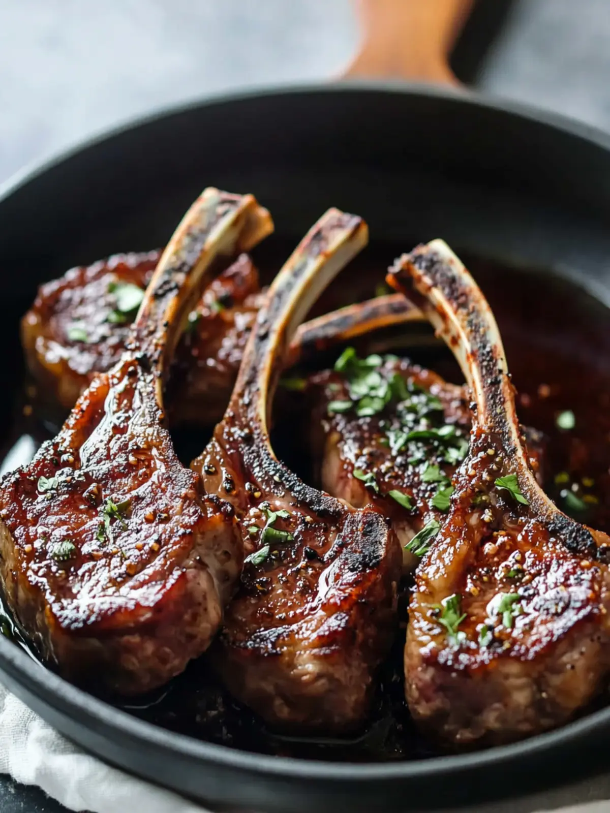 Savor Flavorful Garlic Butter Lamb Chops Recipe in 20 Minutes