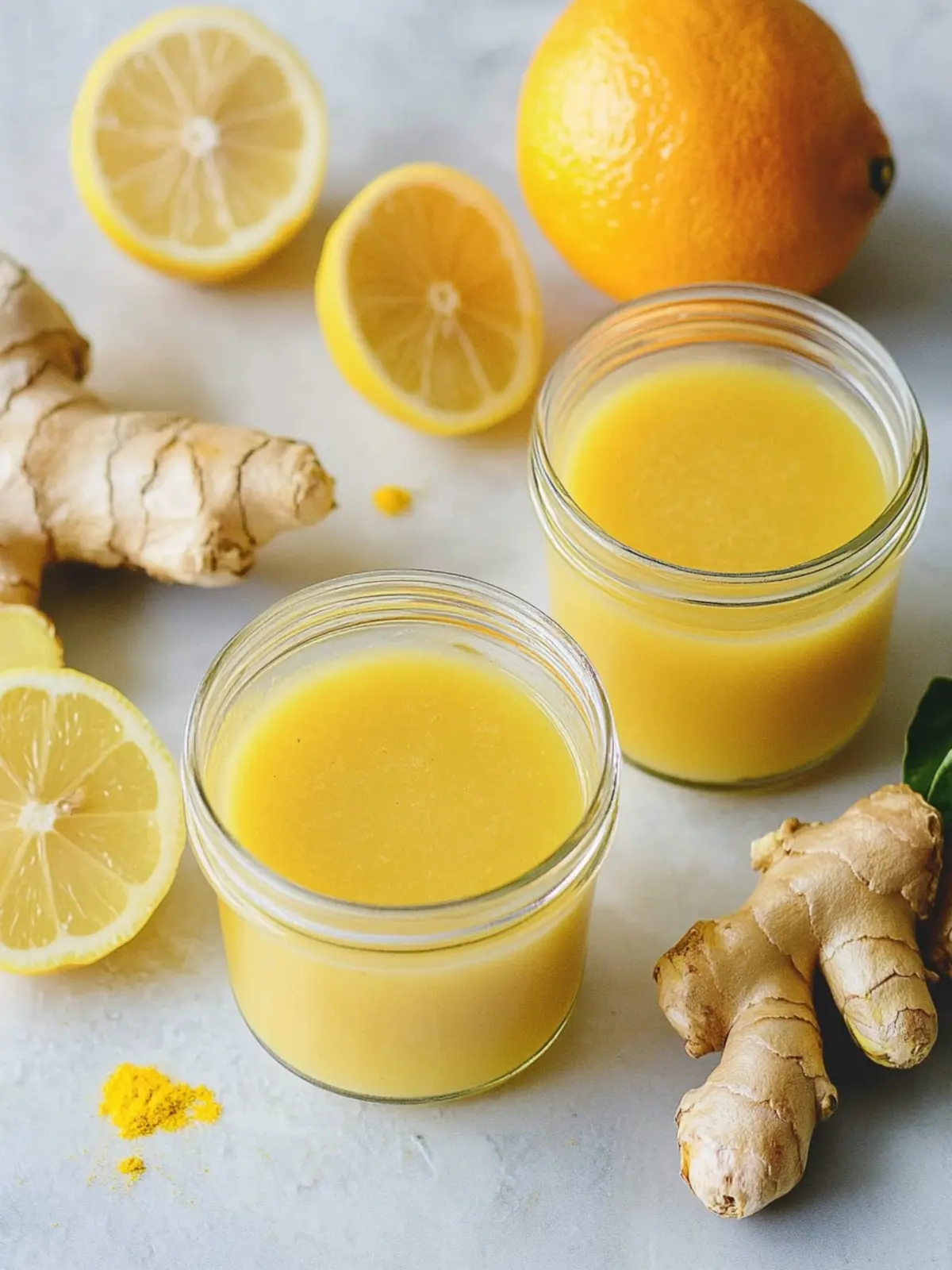 lemon ginger turmeric shot