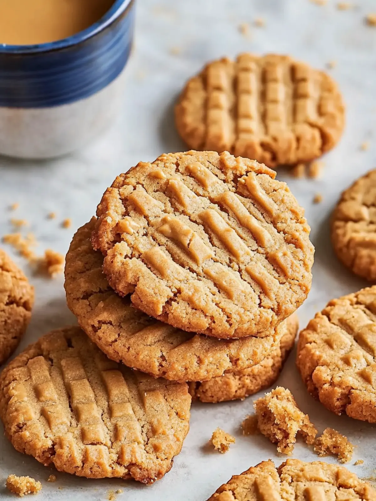 Soft Peanut Butter Cookies Recipe for Ultimate Dunking Delight