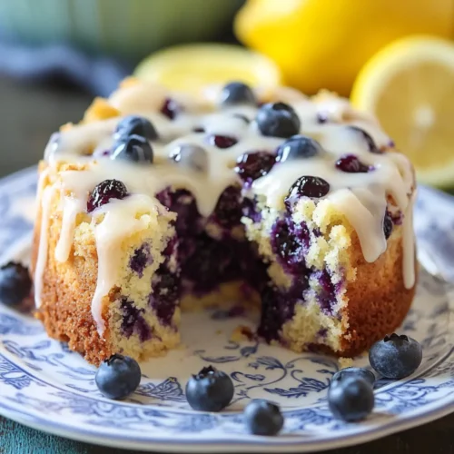 Lemon Blueberry Coffee Cake
