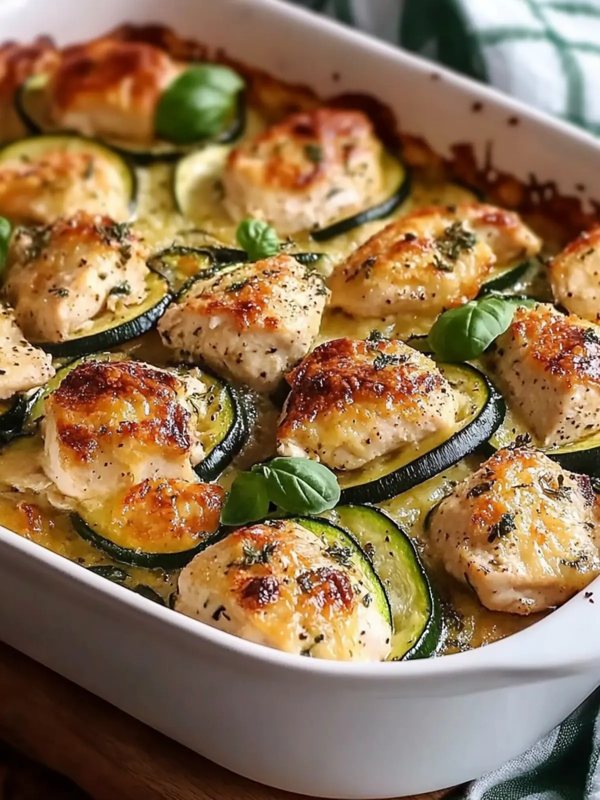 Easy Chicken Zucchini Bake Recipe
