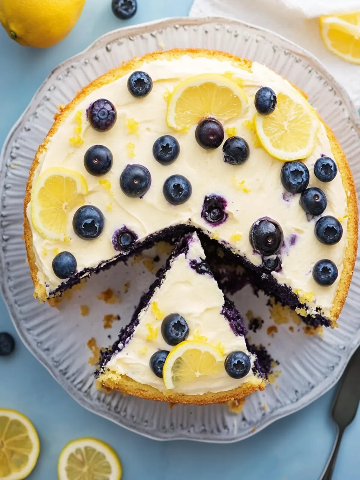 Blueberry Lemon Cake Recipe – Your Bright Summer Delight