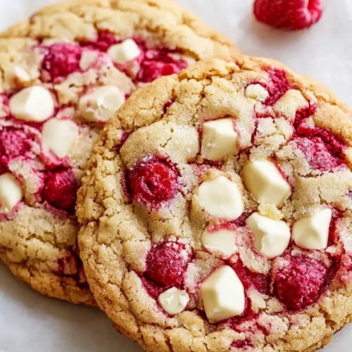 White Chocolate Raspberry Cookies