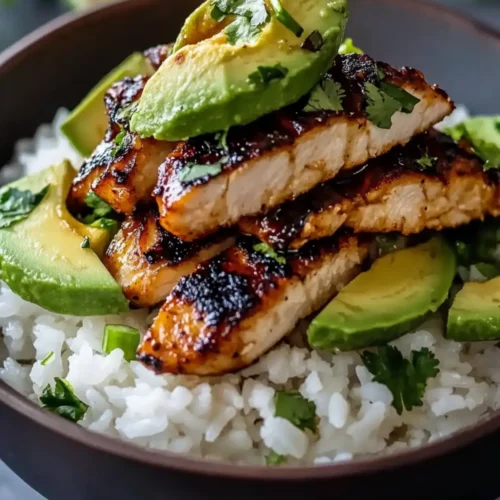 Honey Lime Chicken & Avocado Rice