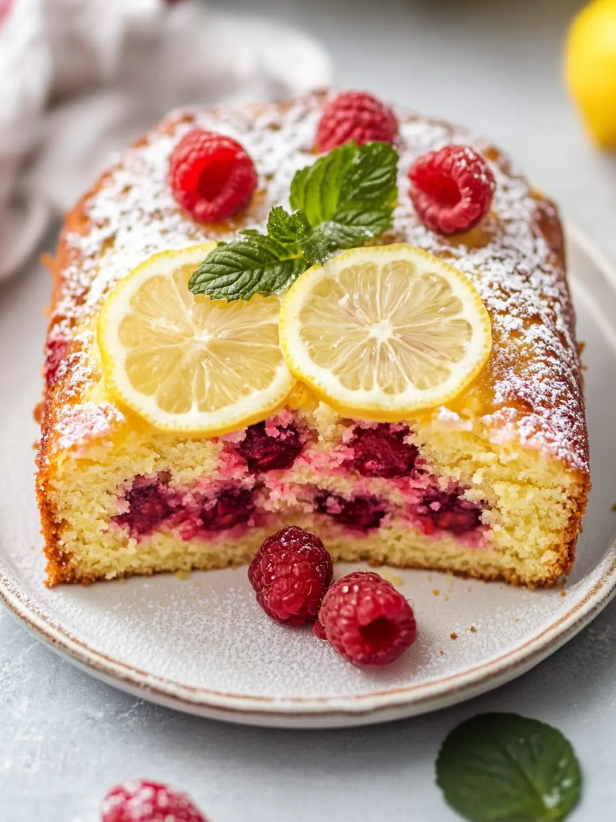 Lemon Raspberry Yogurt Cake: A Summer Delight to Savor