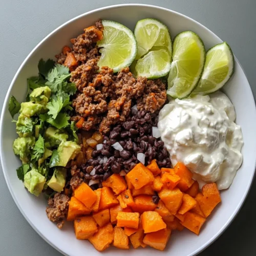sweet potato taco bowl
