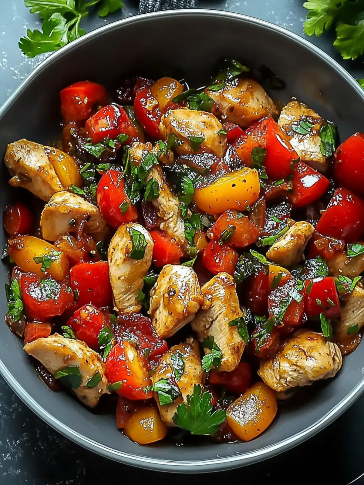 Mediterranean Chicken Stir Fry
