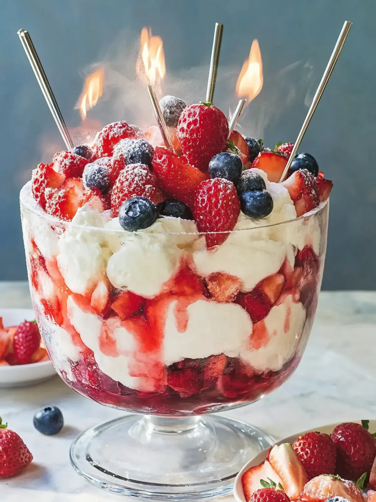 Festive Fourth of July Dessert: Red, White, and Blue Trifle