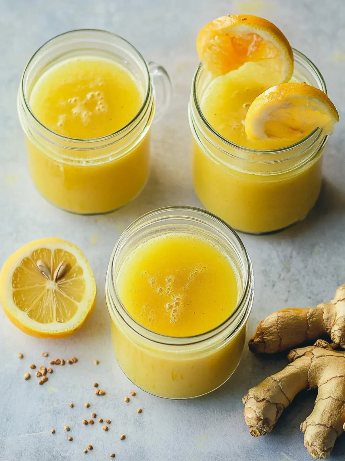 Revitalize with Homemade Lemon Ginger Turmeric Shots for Immunity