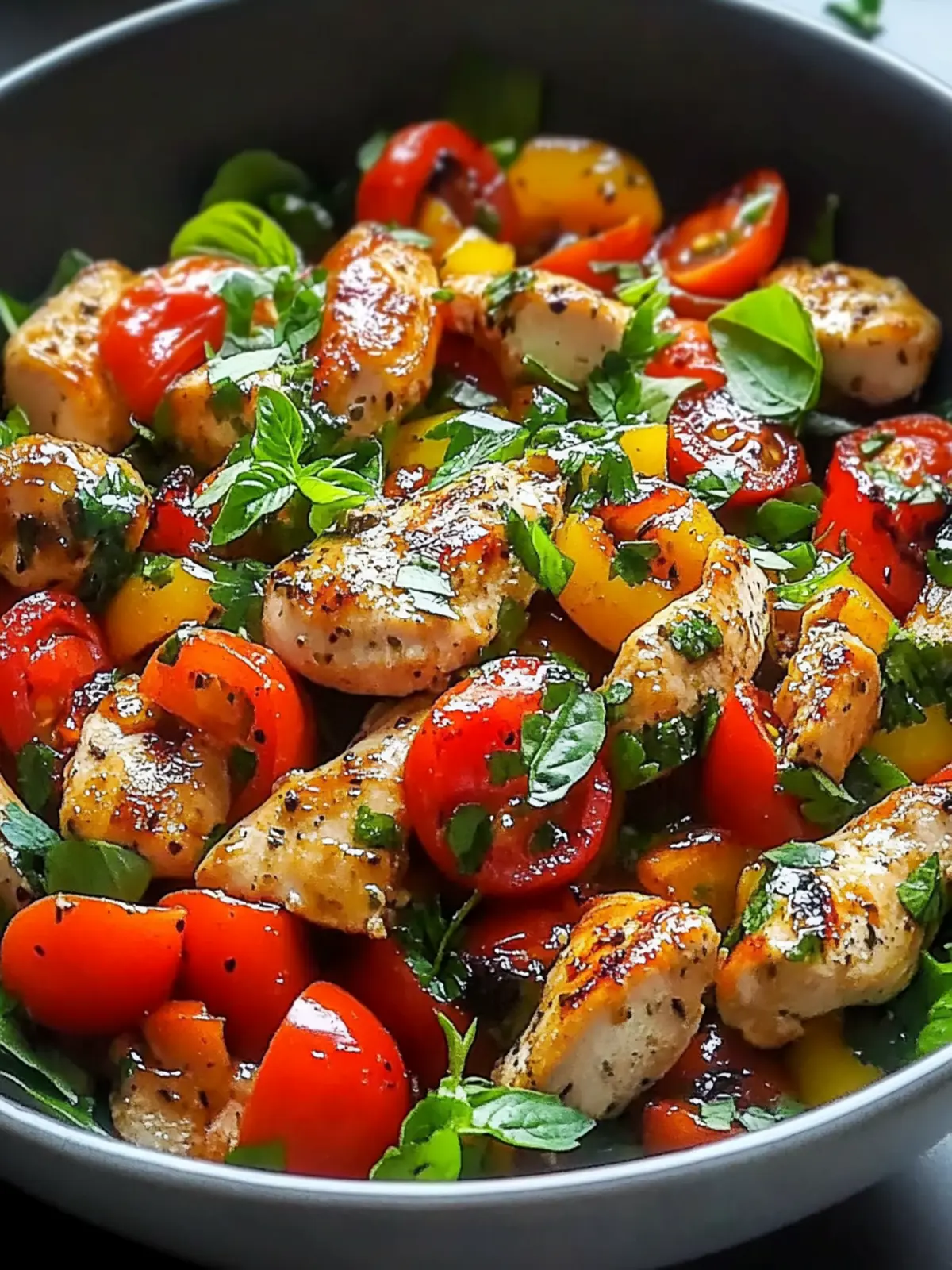Mediterranean Chicken Stir Fry