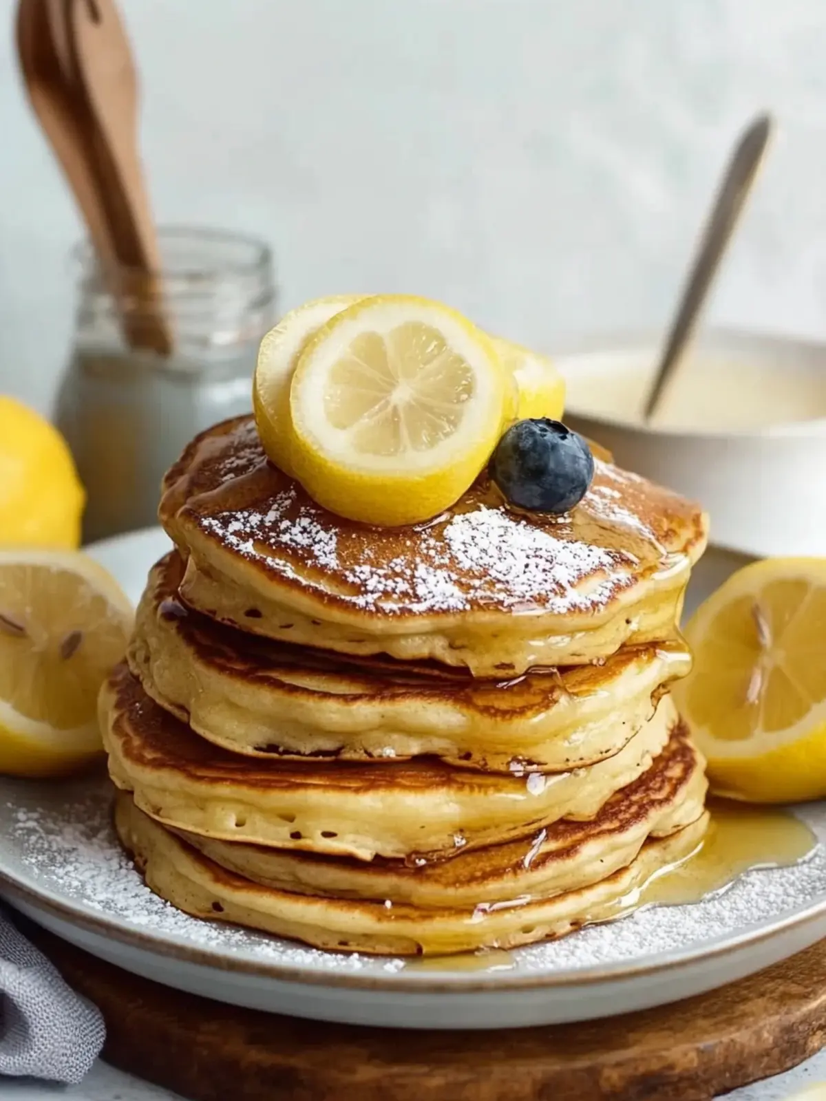 Fluffy Lemon Ricotta Pancakes Recipe for a Zesty Morning Treat