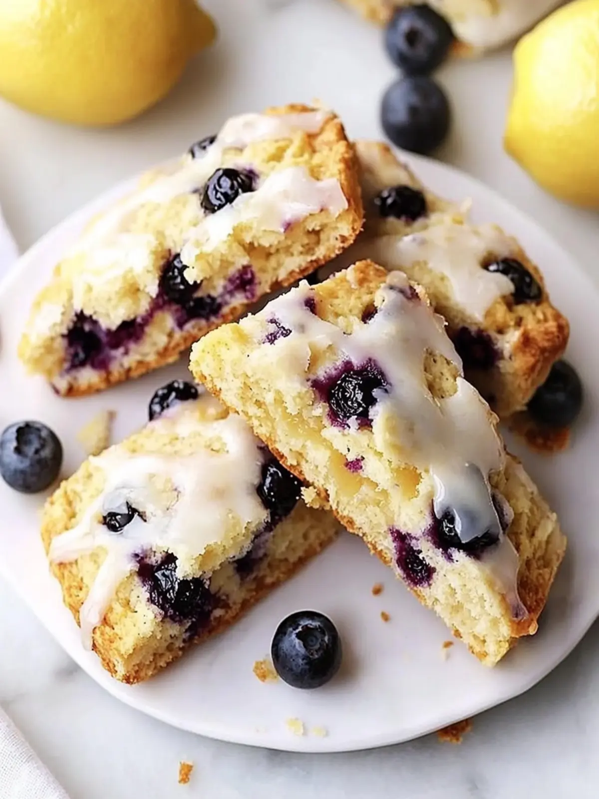 lemon blueberry scones recipe
