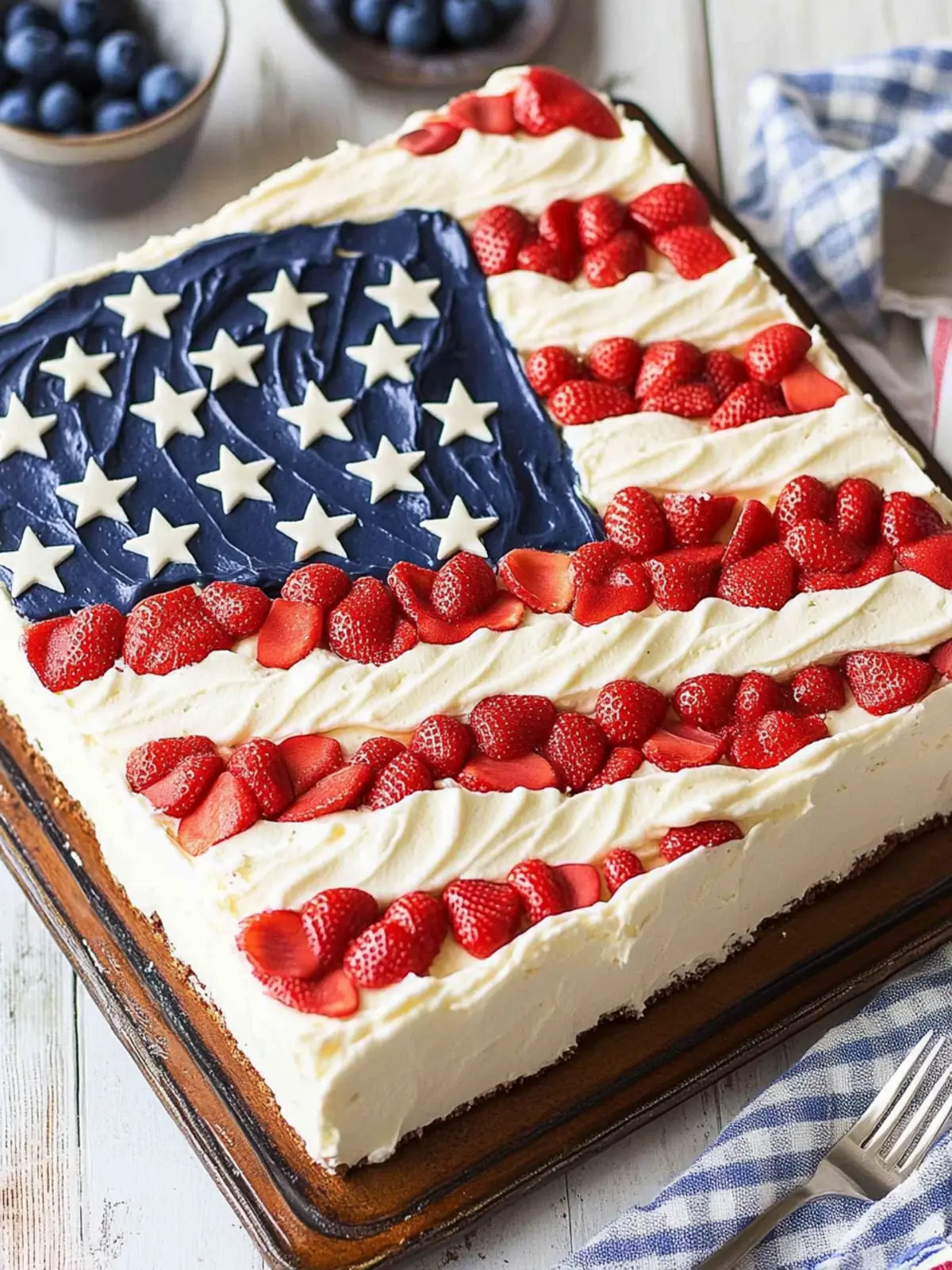 american flag cake